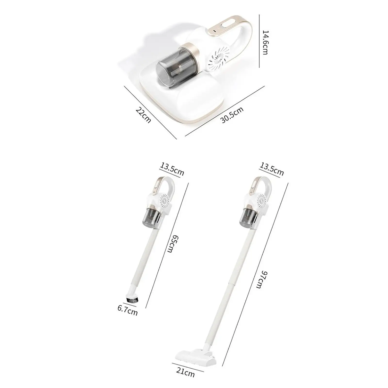 Cordless Vacuum Cleaner Handheld Vacuum for Pet Hair Hard Floors Office