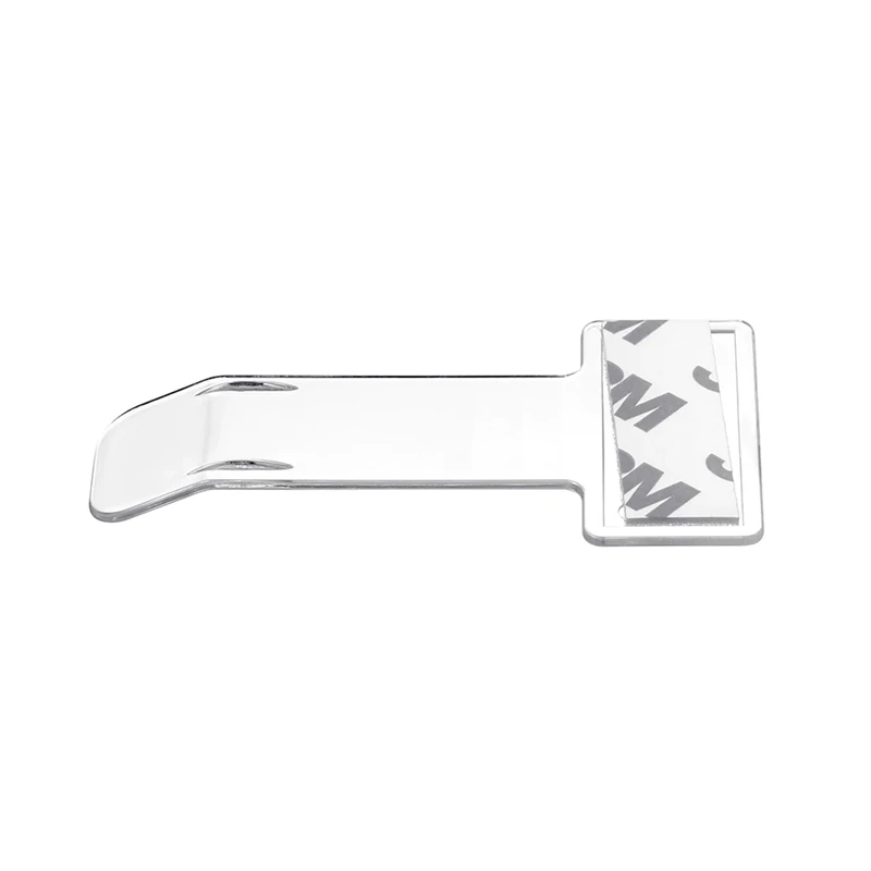 2/4 PCS Car Vehicle Windscreen Parking Ticket Clip Work Pass Holder Gadget Organizer Universal Transparent Holder Clip Sticker