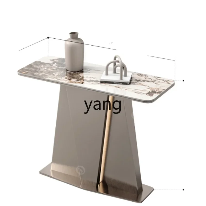 

Yjq Light Luxury Entrance Console Tables Wall Decoration Table Corridor Aisle Decoration Table