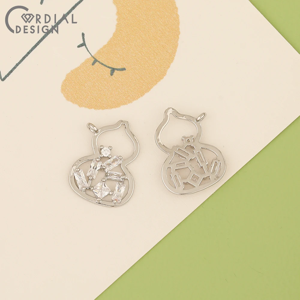 

Cordial Design 50Pcs 14*19MM DIY Making/Jewelry Accessories/Necklace Pendant/Gourd Shape/Hand Made/Jewelry Findings & Components