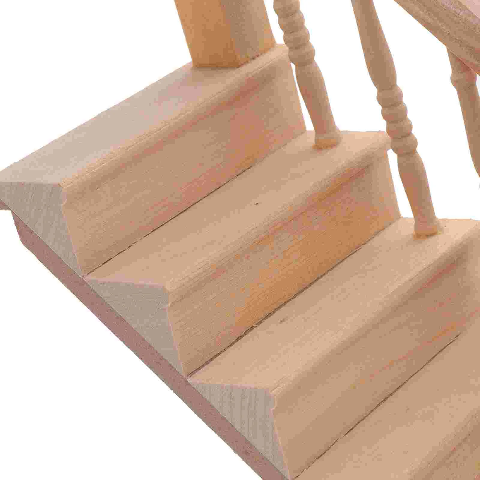 Handrail Stairs 1: 12 Miniature Ladders Furniture Staircase Dollhouse Railing for