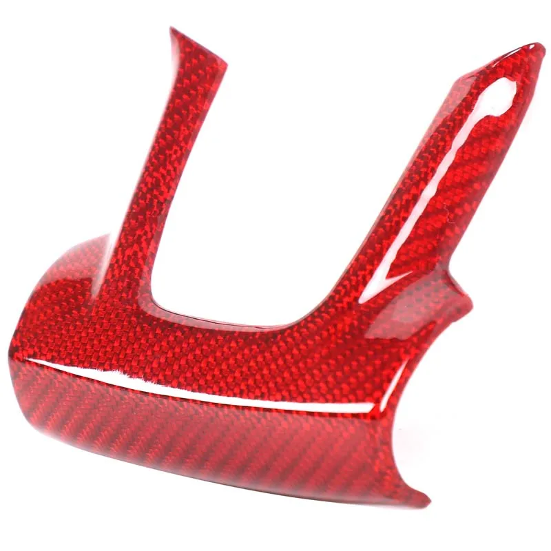 YK ل Abarth 595 956 2017-2025 ريال الصلب ألياف الكربون عجلة توجيه سيارة أسفل غطاء إطاري الكسوة الداخلية اكسسوارات السيارات