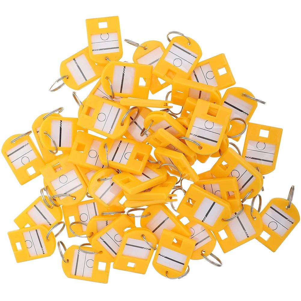 

35Pcs Key Label Tags Numbered Plastic Keyrings for Organization Colorful Key Identifiers with Writable Labels and Protective