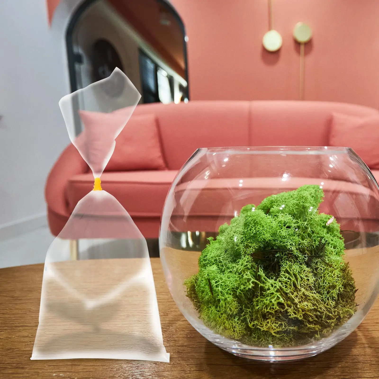 50 Pcs namental Fish Packaging Bags 15x38cm HDPE Clear Shipping Containers for Aquarium Transport Disposable Practical