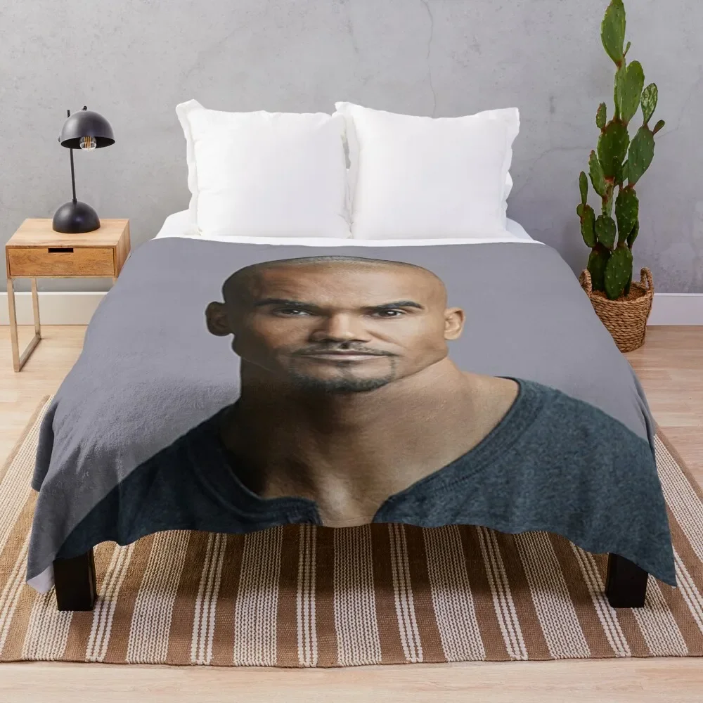 

shemar moore Throw Blanket Stuffeds Tourist Camping halloween Blankets