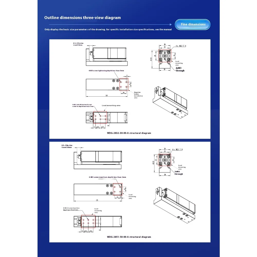 Silinder Elektrik Terintegrasi Kompak, Aktuator Linear Berkinerja Tinggi dengan Langkah 2mm dan Komunikasi CANopen & RS-485