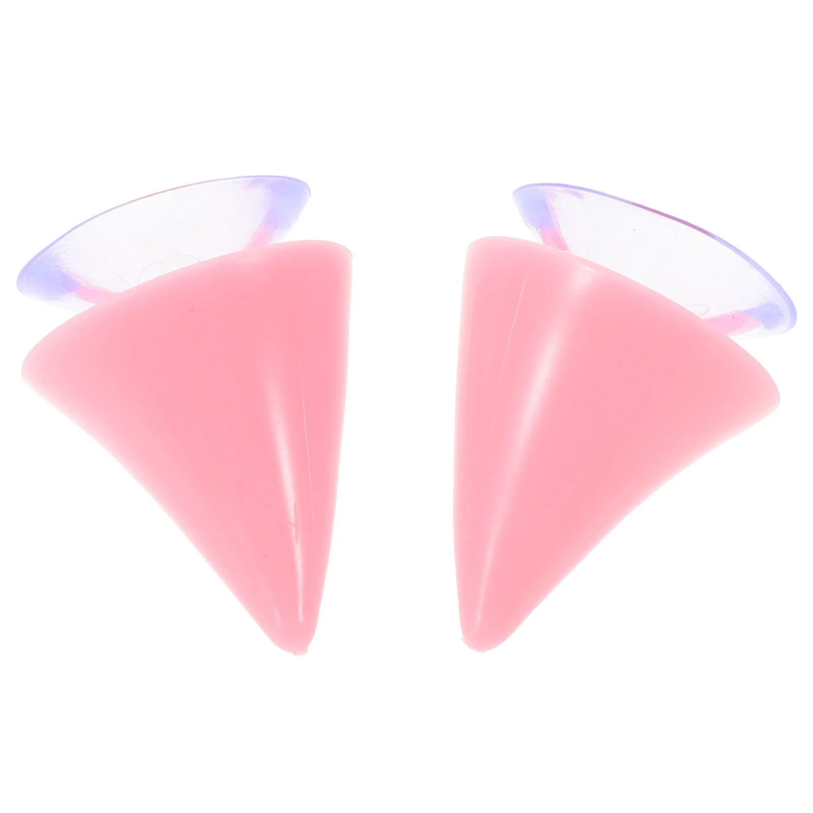 

1 Pair Horns For Electric Scooter Motorcycle Helmets Bull Horn Shape Decor Suction Cup Mounted Durable Decoration Diy