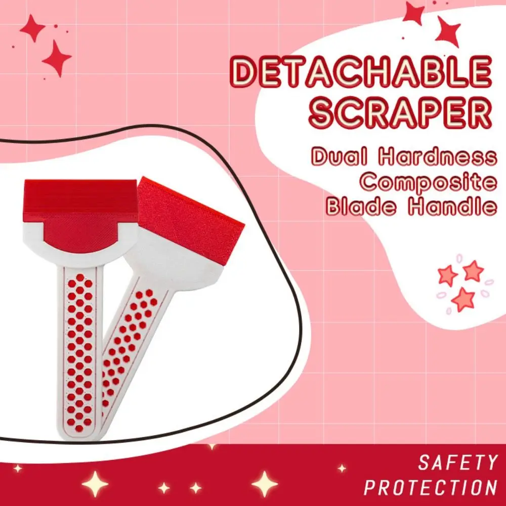 Detachable Plastic Caulking Tool Non-slip Handle Lightweight Cement Caulking Scraper Reusable Multi-functional