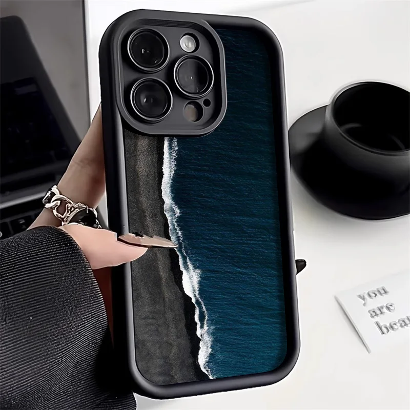 Landscape Phone Case For Xiaomi Redmi Note 13 12 11 10 9 8 Pro 14C 13C 12C Case Poco M6 X6 X5 F5 Pro Mi 15 Pro Mountain Cover
