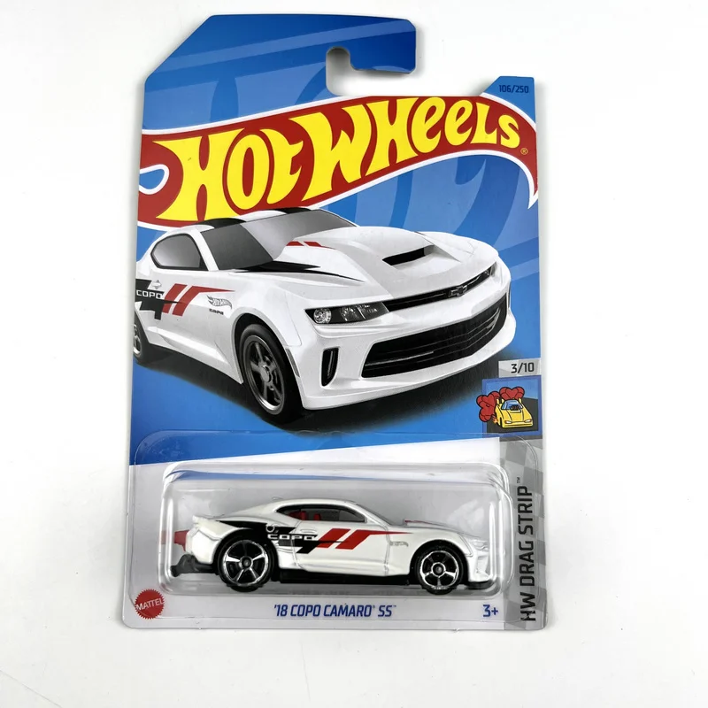 2023-106 Hot Wheels Cars 18 COPO CAMARO SS 1/64 Metal Die-cast Model Toy Vehicles