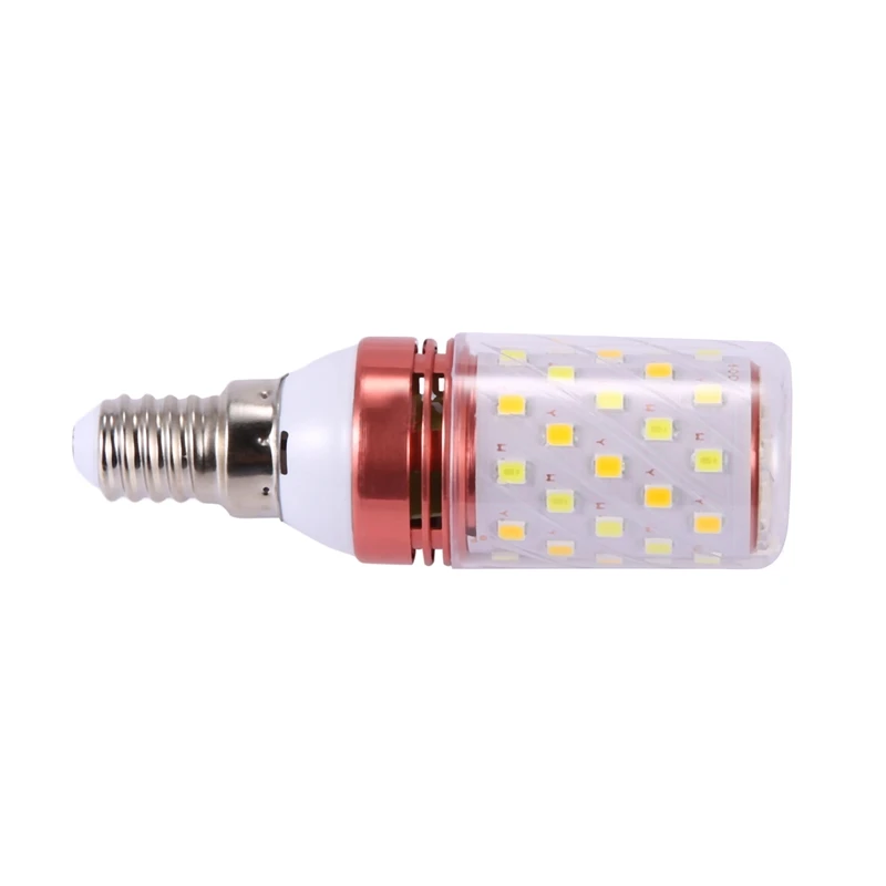 3 Color Temperatures Integrated SMD LED Corn Lamp AC85V - 265V Warm White High Light Energy Conservation Small LED Light Bulb