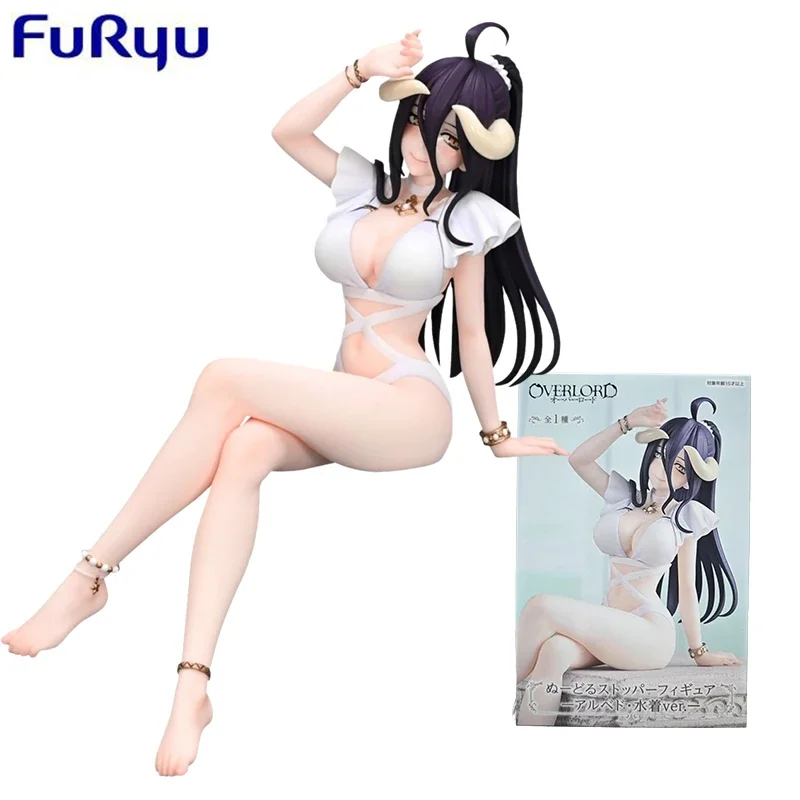 

FuRyu Original Noodle Stopper OVERLORD Albedo Swimsuit Action Figure Model Toy Collectible Doll Gift Genuine Ornament Desktop