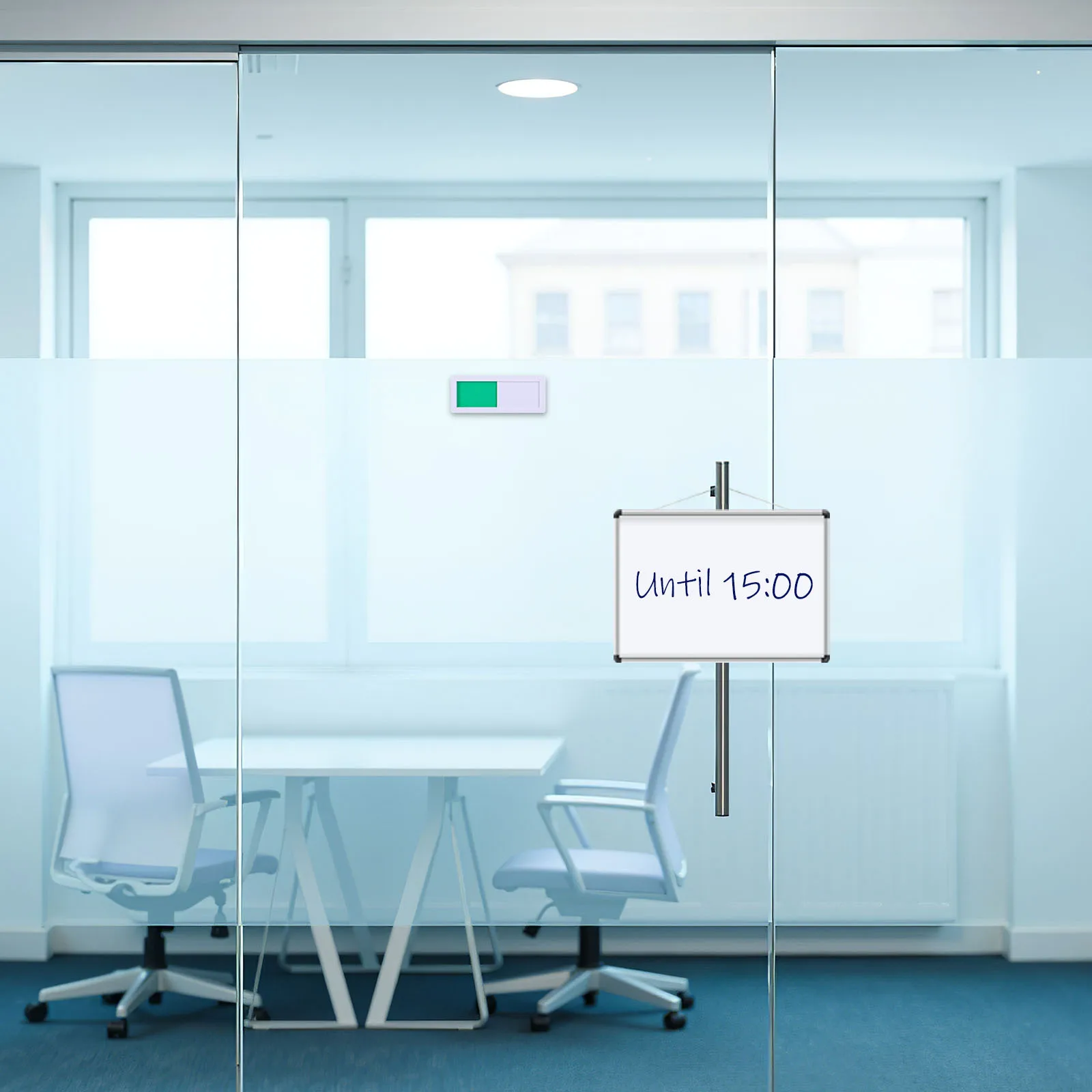 

4Pcs Door Signs Office Door Signs Sliding Privacy Vacant Occupied Indicator Practical Meeting Room Status Sign