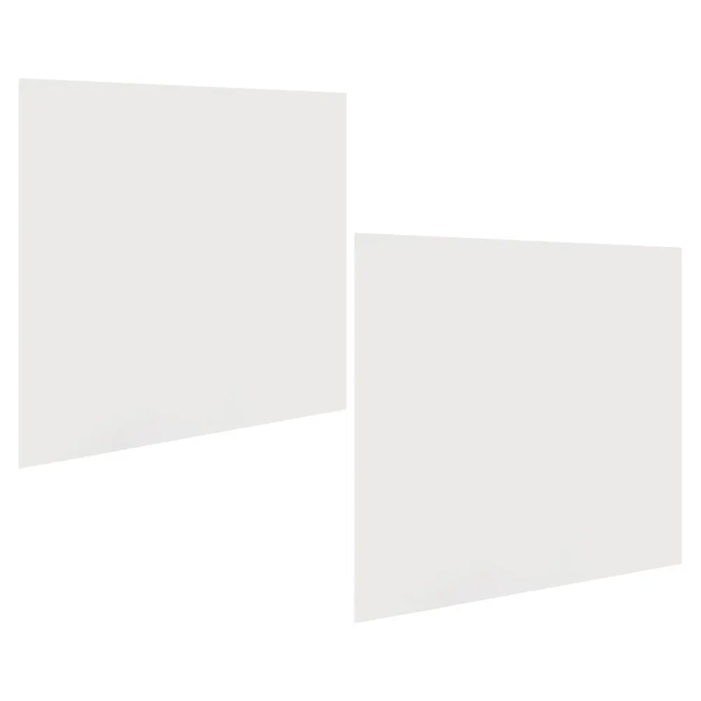 

2pcs Electrostatic Adsorption Whiteboard Sticker Reusable Erasable PP Material Static Cling Dry Erase Wall Fridge Boards