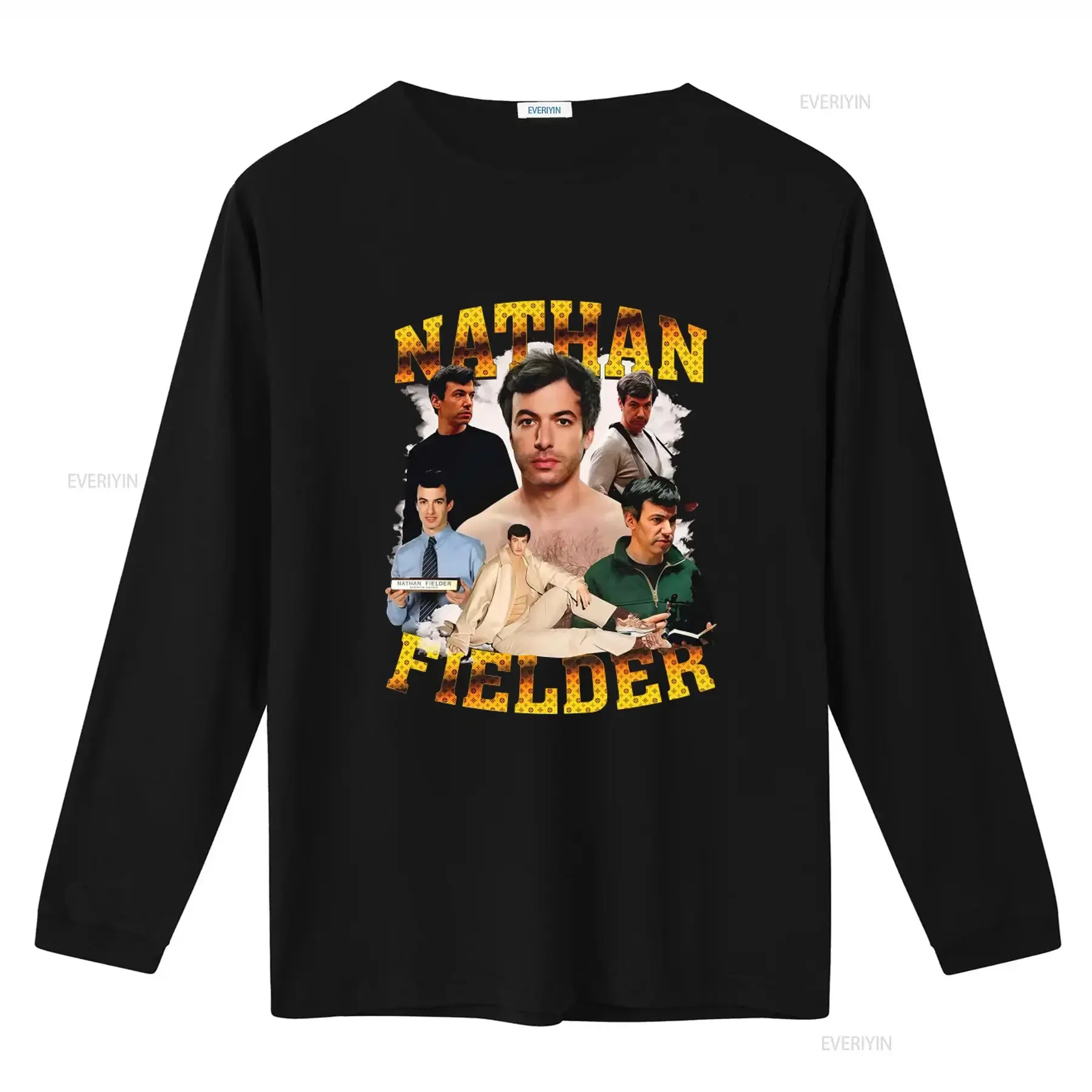 Nathan Fielder T Shirt High Quality Print with Multiple Character Images Perfect for Fans of the Comedian vintage Washed Soft