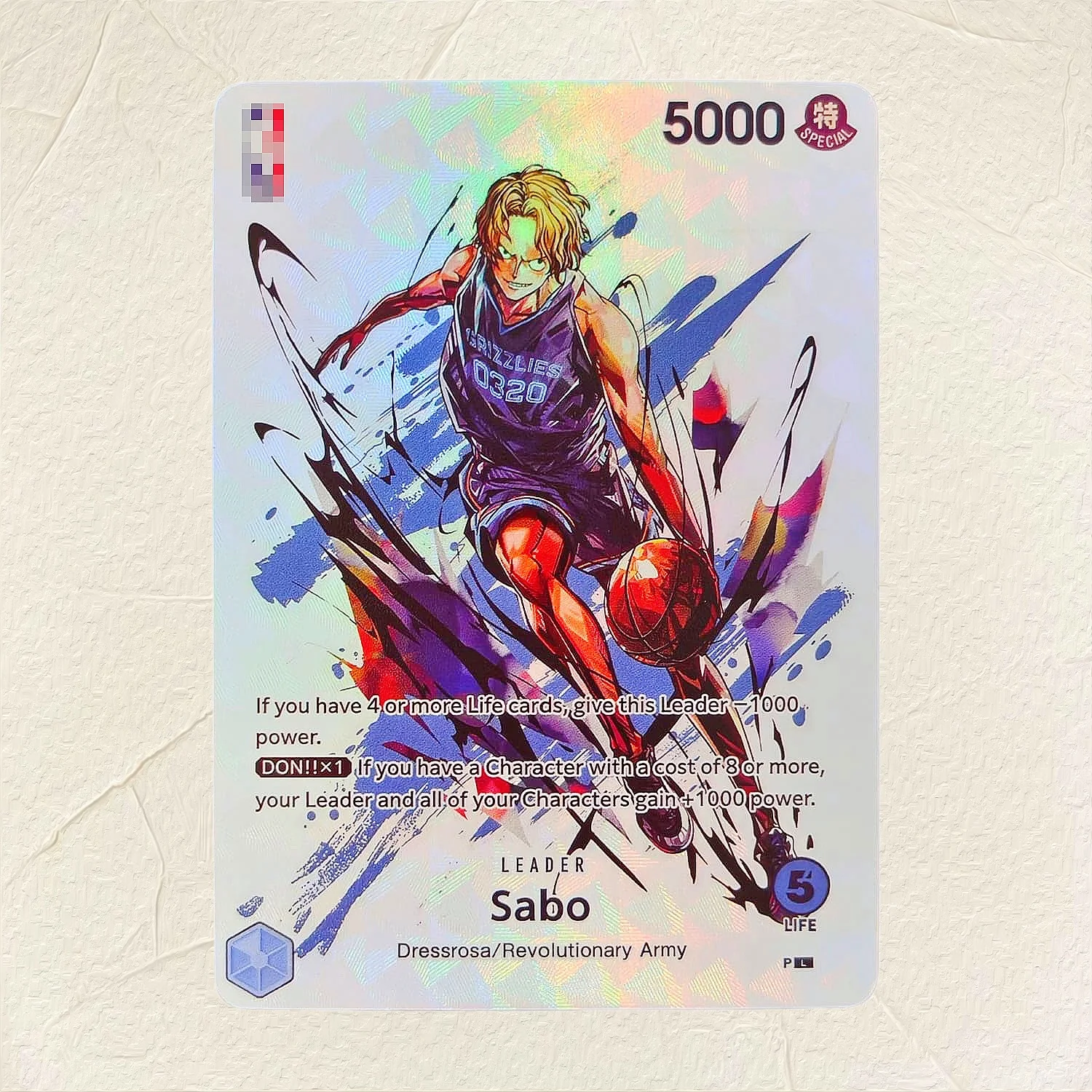 One Piece (Luffy Nami Yamato) Basketball DIY 10Pcs Holographic Texture Cards EN Collectible Grade Classic Anime Collectible TCG view 6