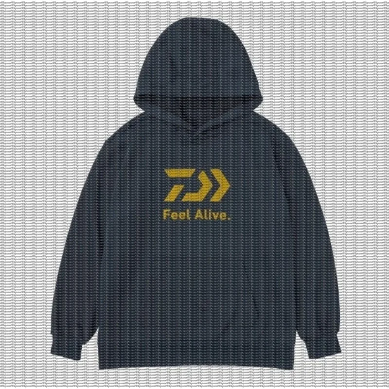 Outdoor Fishing Hoodie Men's Spring and Autumn Casual Hoodie Feel Alive Printed Fishing Sports Top