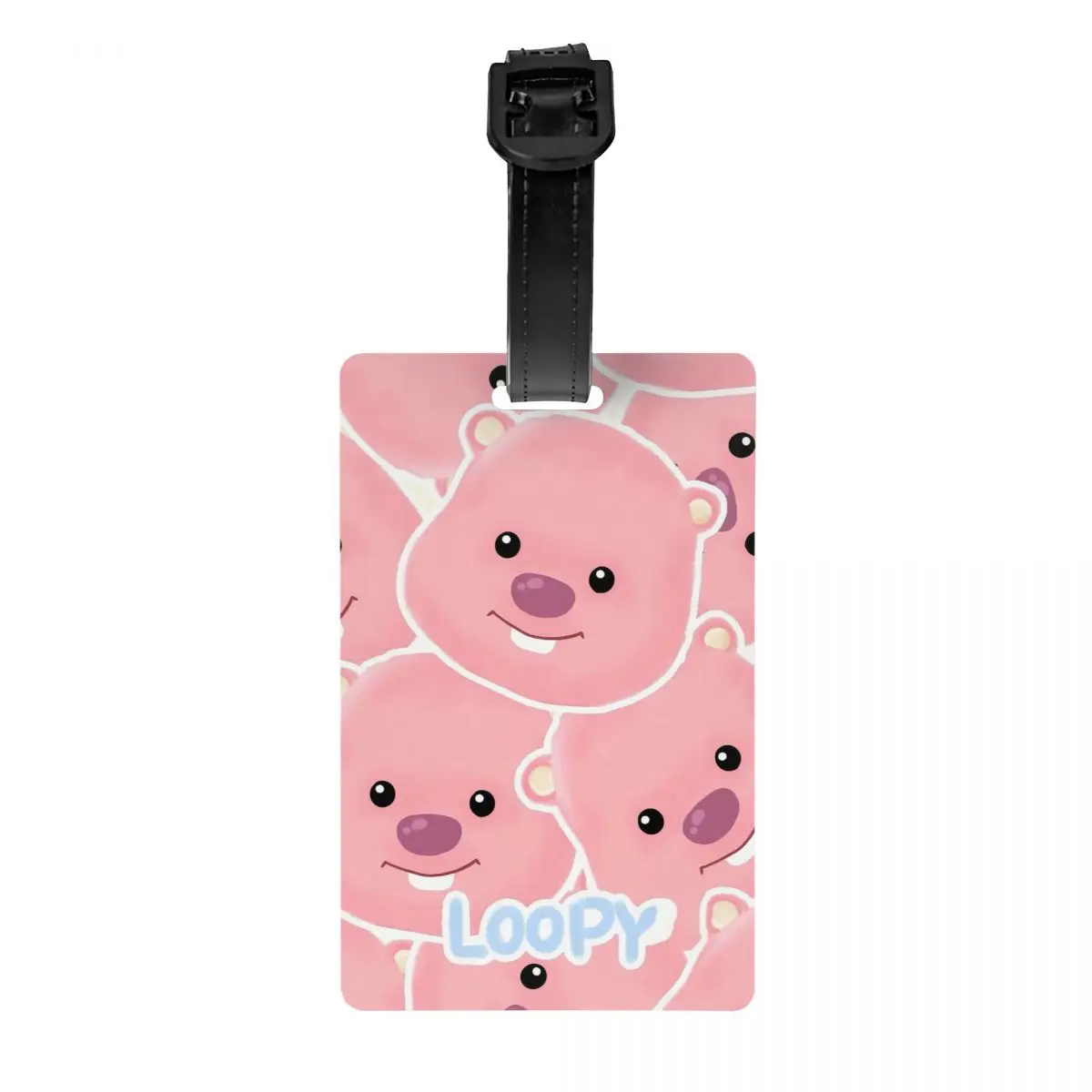 

Cute Loopy Pattern Luggage Tag for Suitcase Privacy Cover ID Label