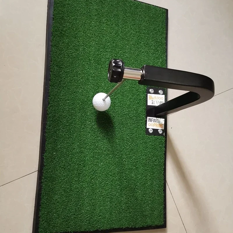 2026 Cheap Wholesale 360 Rotation Portable Indoor Trainer Golf Training Aids Spinner Golf Swing Trainer with Grass Mat