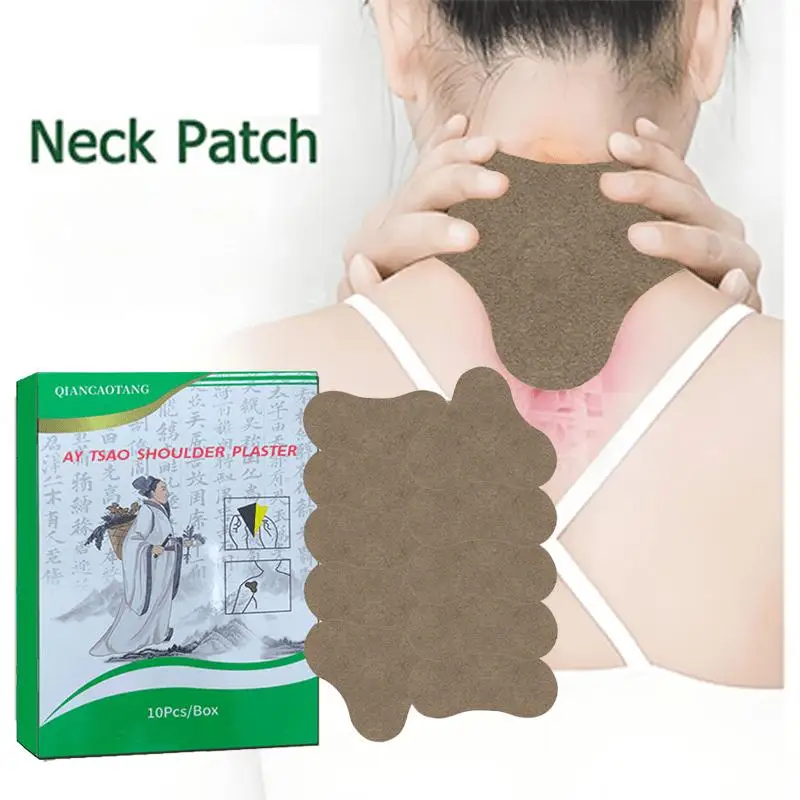 

10 Piece Set Patches for Shoulder and Neck Herbal Shoulder and Neck Patches for Heating Easy To Use Daily Long Lasting back pain