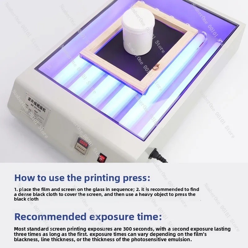 450×600mm Silk Screen Exposure Machine LED & Iodine Gallium UV Plate Making Exposure Unit