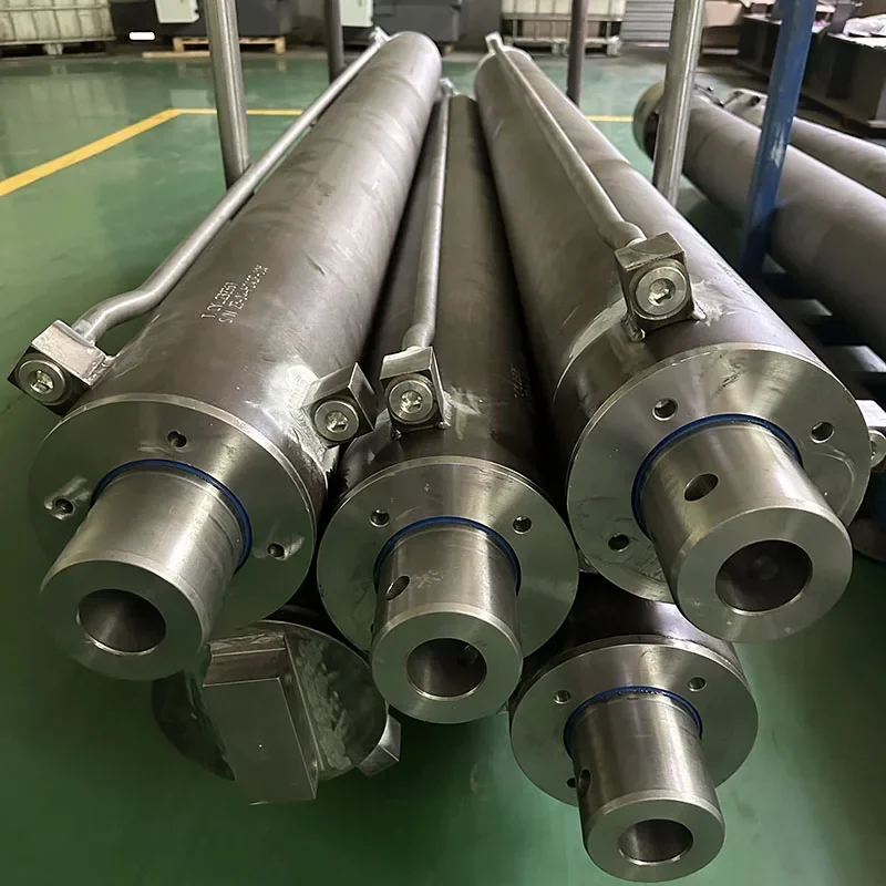 

Hot sales ST52 CK45 100 200 500 Tons Heavy Double Acting Durable Hydraulic Custom Press Cylinder