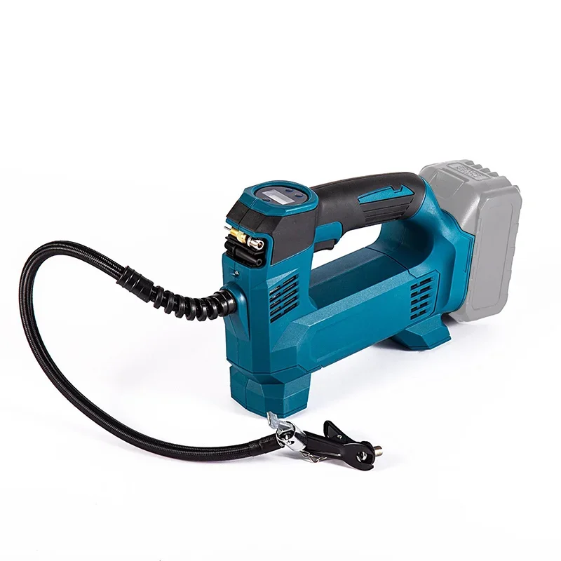 

Portable Cordless Air Compressor Pump for Car, Bicycle Tires, and Balls - Compatible with Makita 18V Lithium Battery