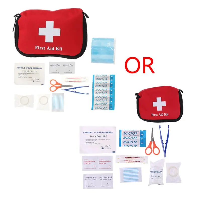 Mini Outdoor Camping Wandern Überleben Emergency First Aid Kit Tasche