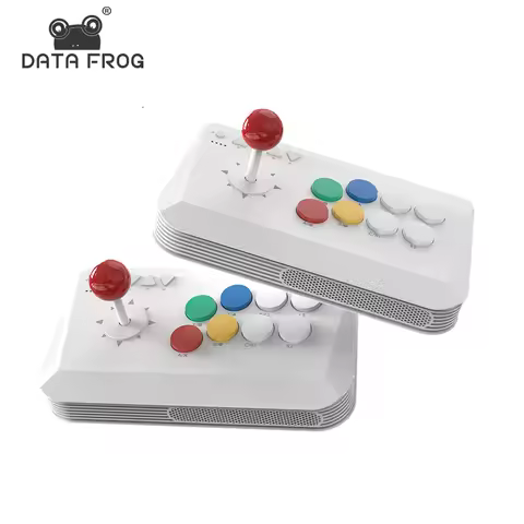 DATA FROG Y5A Arcade Console Joystick Suitable for Android iOS PC Switch Arcade Fight Stick Support 2.4G Wireless