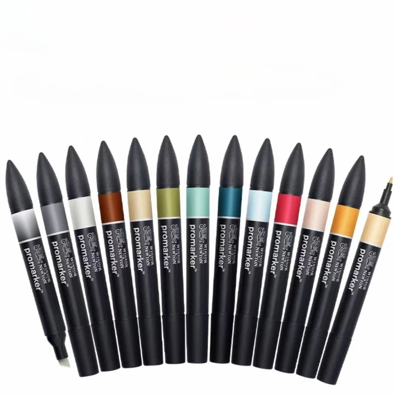 6/12/24 Color Mark Pen Set Oil Quick Drying Alcohol Double Headed Watercolor Hand Painting Design Art Exam Art Supplies