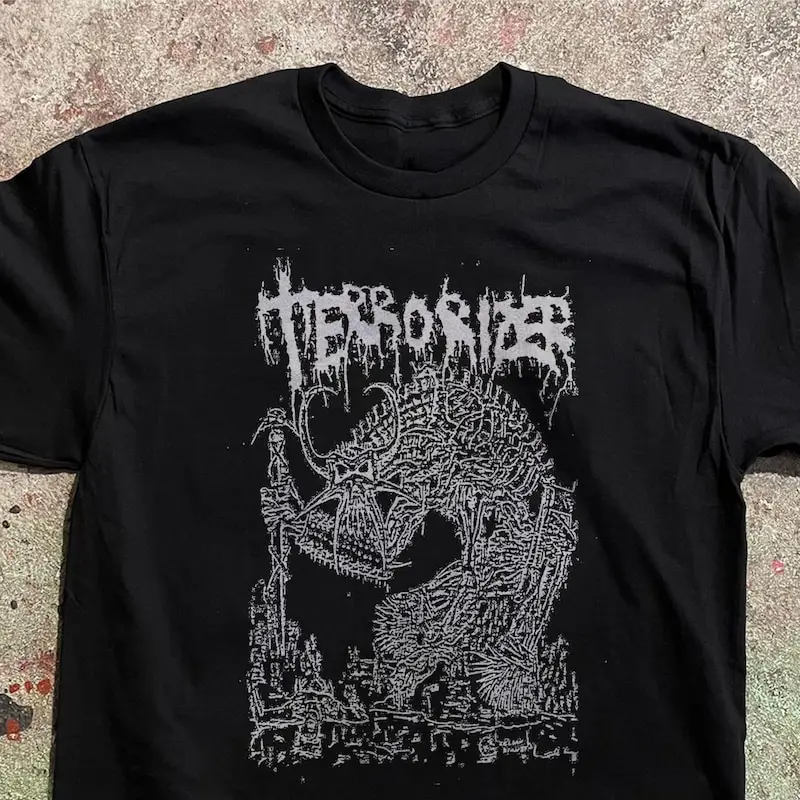 Terrorizer Band T-Shirt Grindcore Death Metal Nightmares Tee