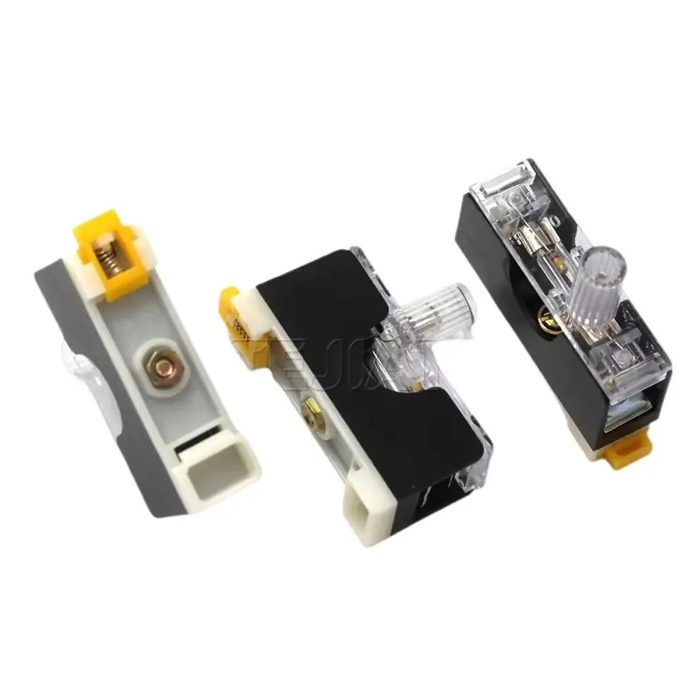 2PCS FS-101 fuse holder with light fuse box 6 * 30 fuse holder 6X30 built-in 10A fuse tube