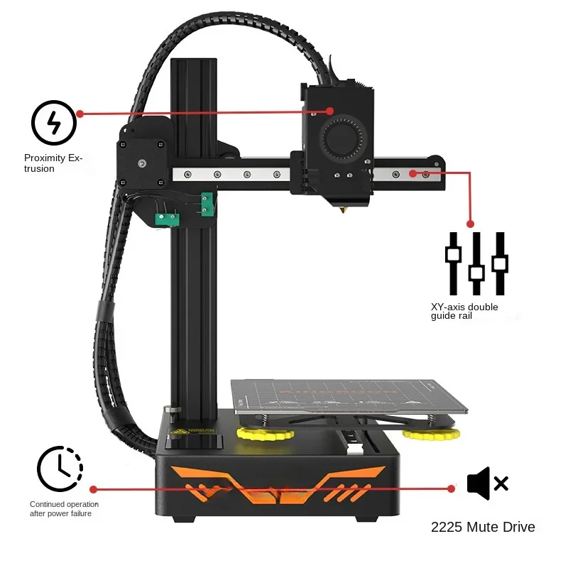 Home entry high precision fdm3dprinter kp3s short range 3d printer