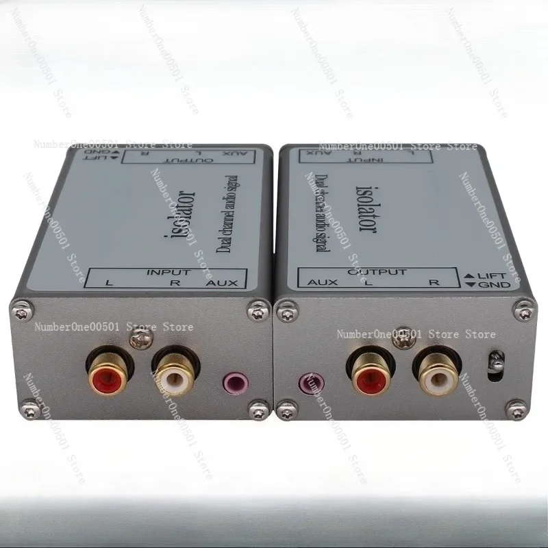RCA2 Audio Ground Loop Noise Isolator Eliminator Hum Buzz Filter For PC Speaker Stereo System -011