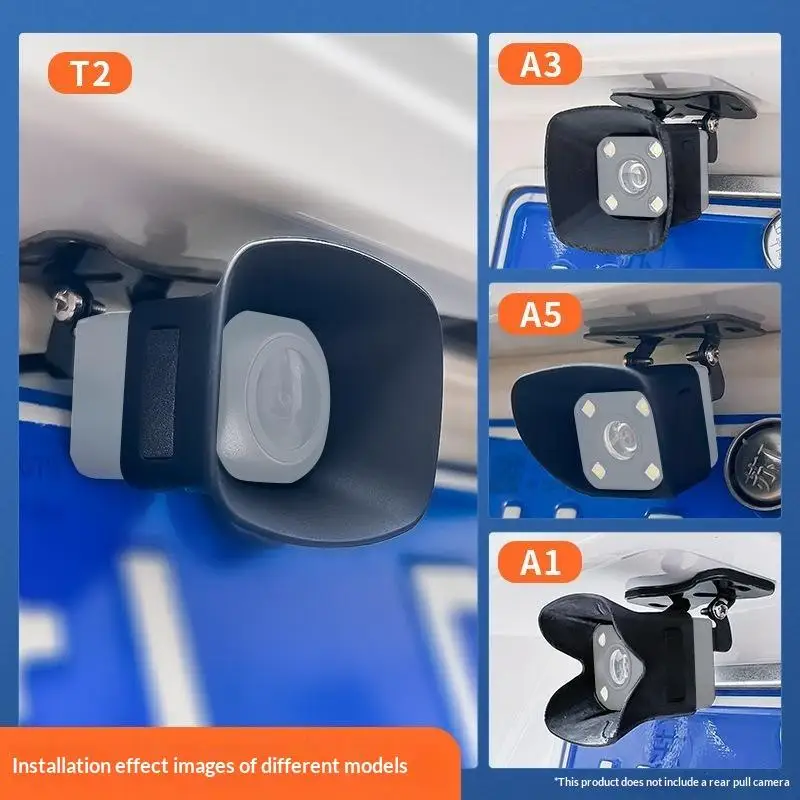 Universal Car Rear View Camera Waterproof Cover Silicone Ield Rain Bloing Bumper Suitable For Wide-Angle Square Cameras