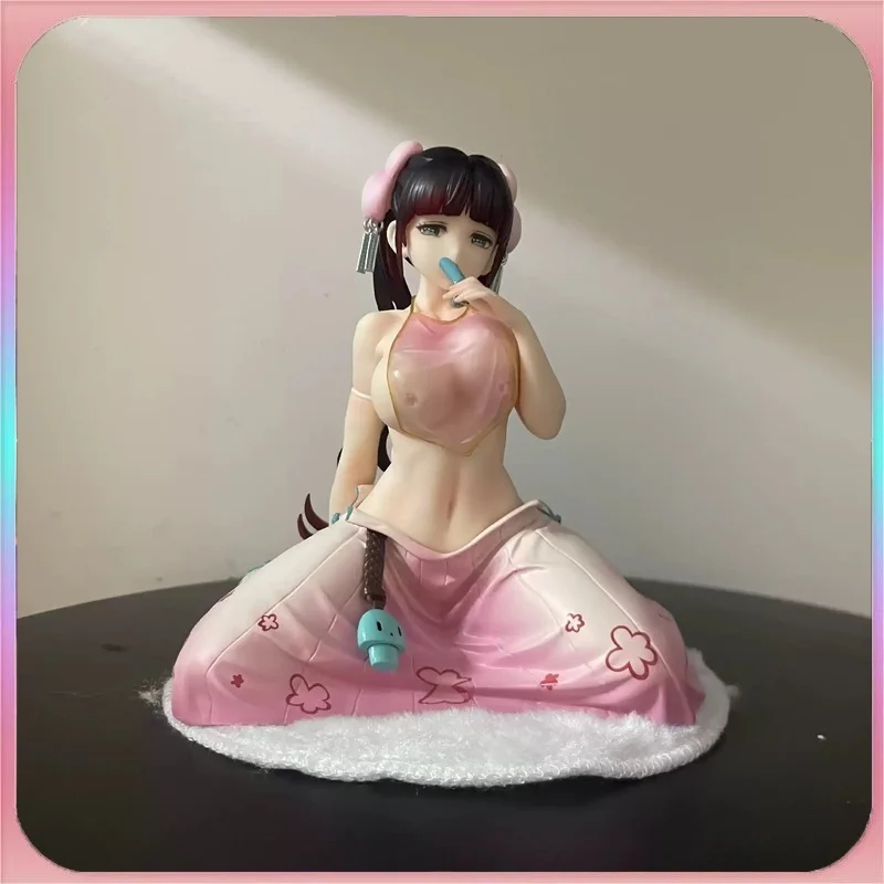 15cm Anime Figure Ancient Style Girl Popsicle Character GK Statue Desktop Display Ornament Collectible Decor Gift For Anime Fans