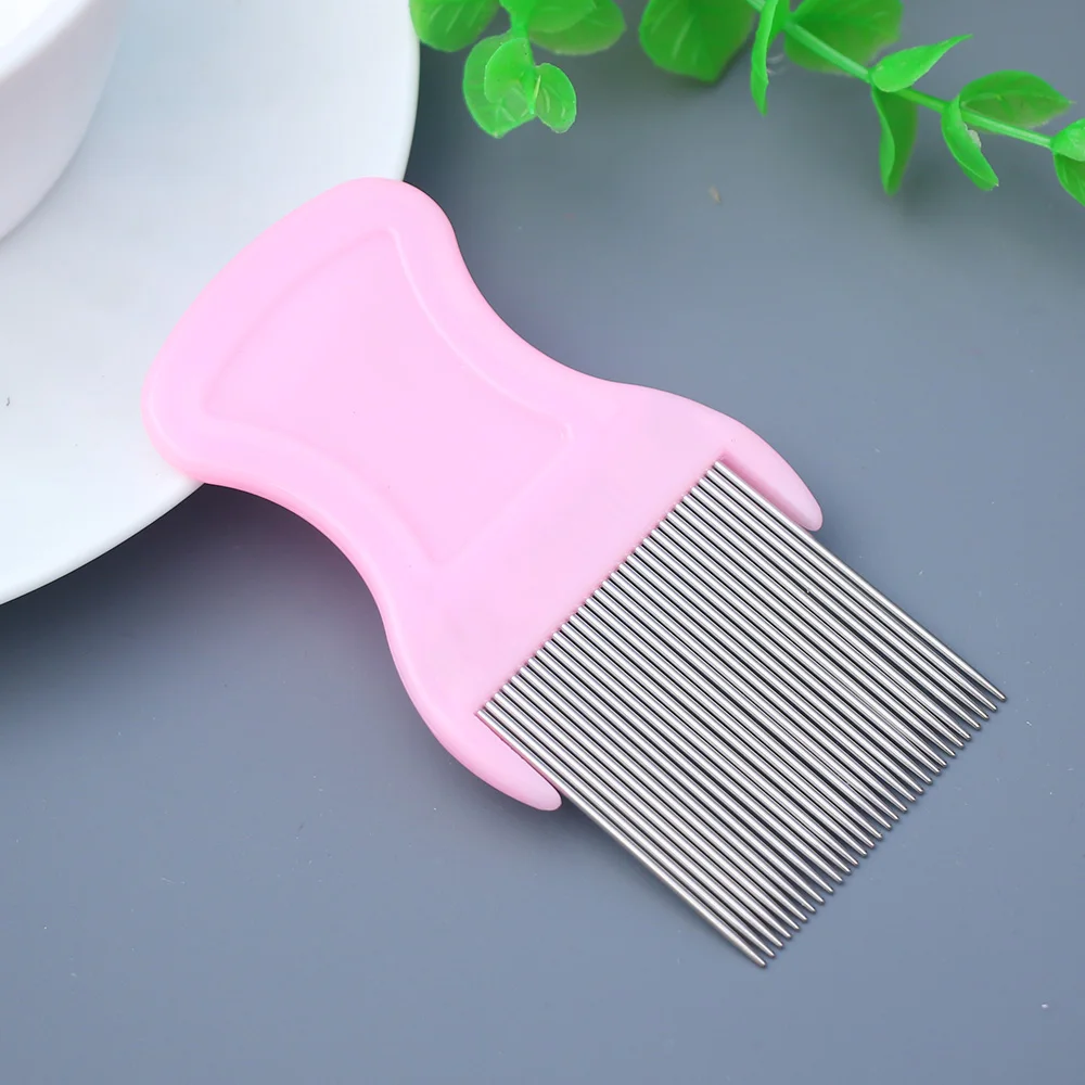 Stainless Steel Kids Hair Terminator Lice Comb Nit Free Rid Headlice Super Density Teeth Remove Nits Comb Hair Tool Dropshiping