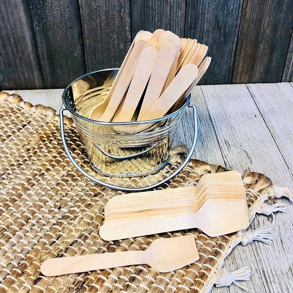 Mini pala de madera de 95 Mm, cuchara