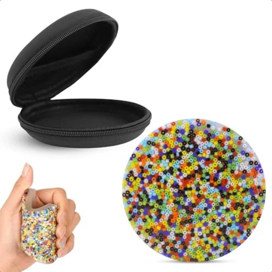 

Picky Pad 1 упаковка 1 шт. Игрушка-непоседа для сбора кожи с чехлом для переноски Trichotillomania Relief Портативная игрушка-непоседа Picky Pad 1