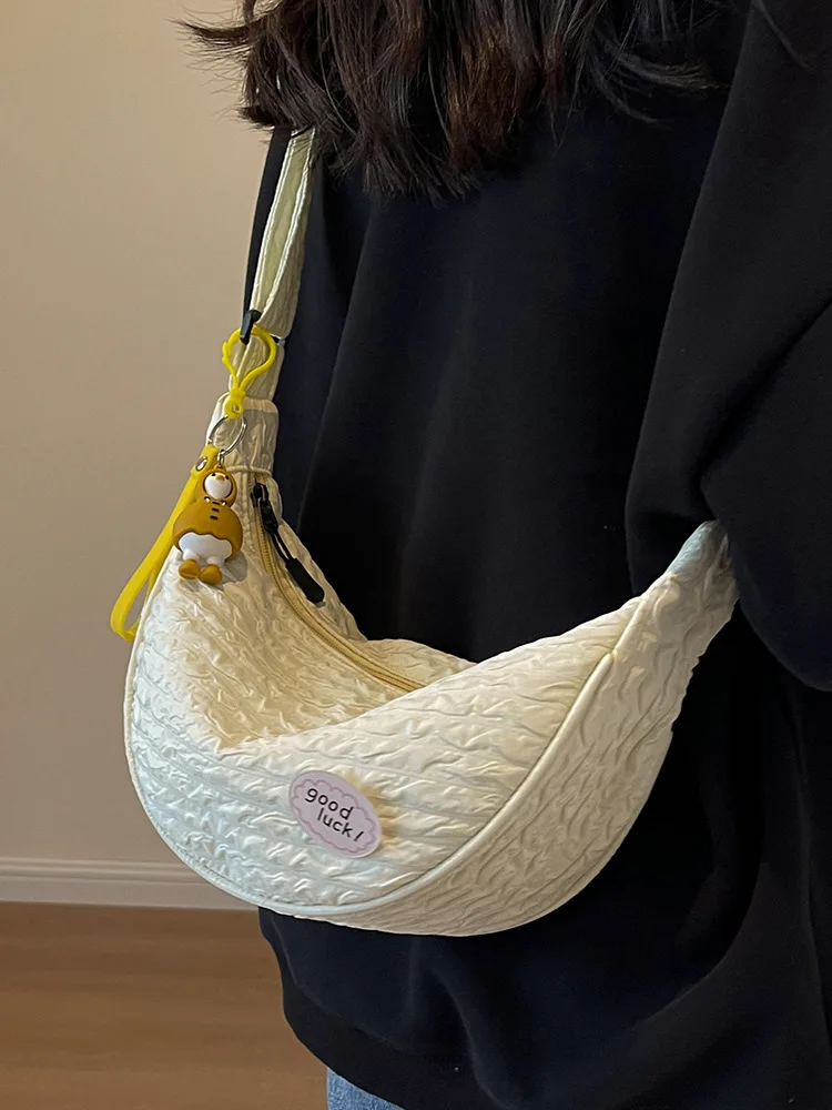 

Women's Dumpling ape Slanting Bag Large Capaci Casual Single oulder Bapa Versatile Street Sle Summer 2025