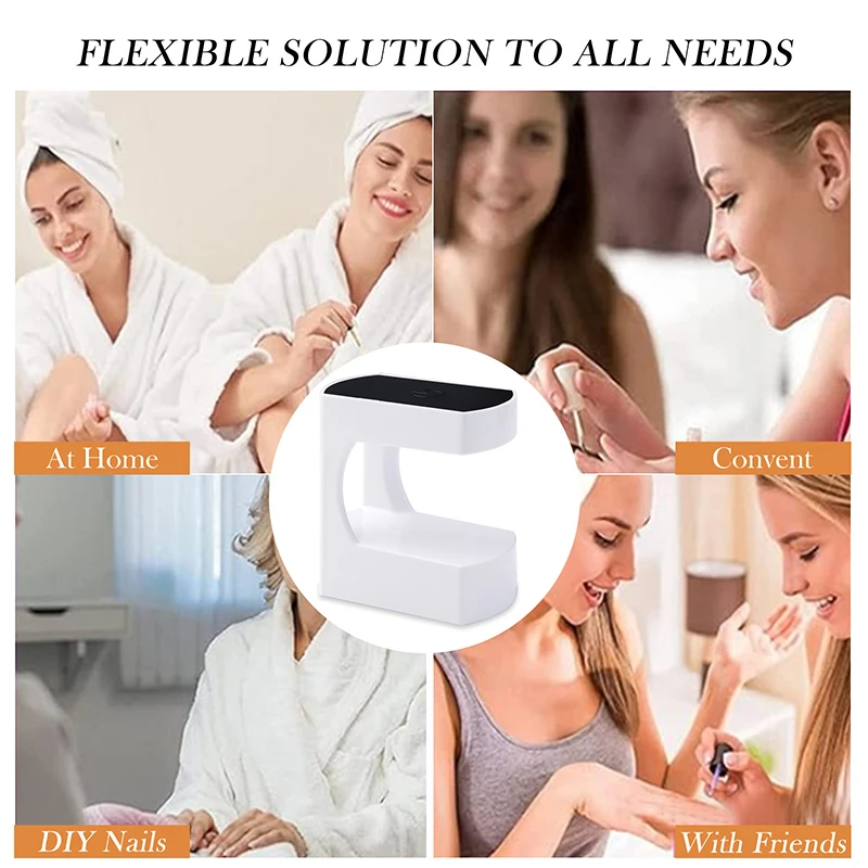 Nouvelle lampe de séchage des ongles 6LED lampe Mini sèche-ongles lampe UV Machine de manucure avec câble USB Gel sèche-vernis à ongles utilisation en voyage à domicile