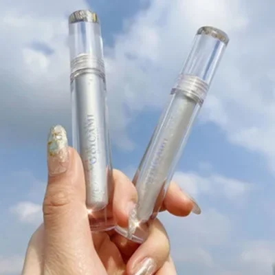 10/30Pcs 5ml โปร่งใสคอนเทนเนอร์ลิปกลอสหลอดรอบ CLEAR เครื่องสําอางค์ Lipgloss Tube บรรจุภัณฑ์ลิปกลอสหลอด Wand