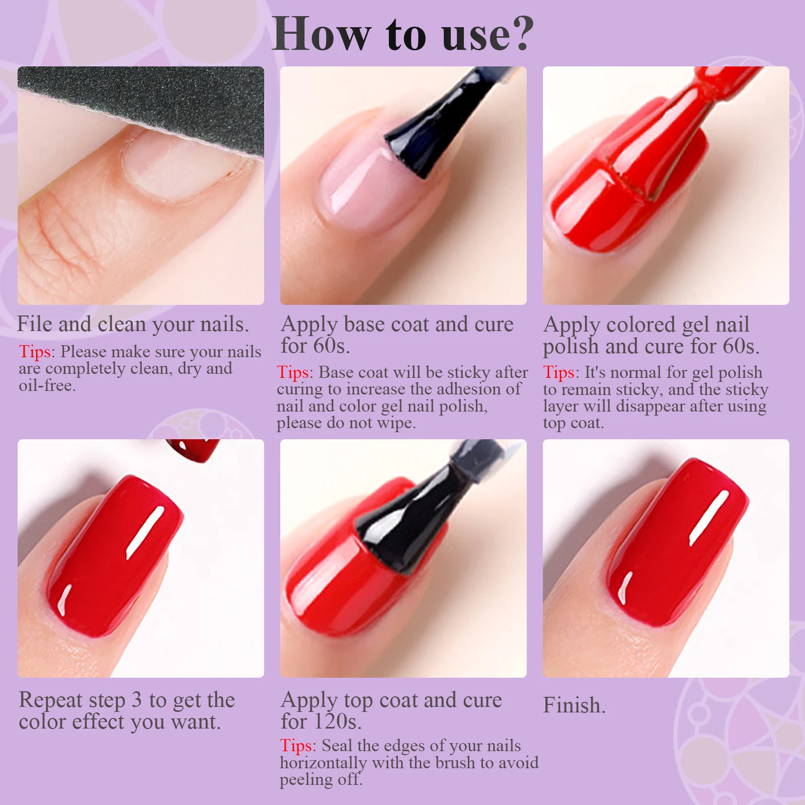 SAVILAND لا يمسح هلام قاعدة معطف فوقي مجموعة 15 مللي x2 سعة كبيرة نقع قبالة واضح هلام البولندية لصالون الأظافر المنزل DIY بها بنفسك المبتدئين #6