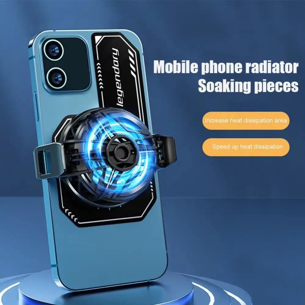 Magnetic Cell Phone Cooling Plate Thin Radiating Sticker Phone Radiator Sticker Fan Accessories Heat Dissipation Heat Sink Pad