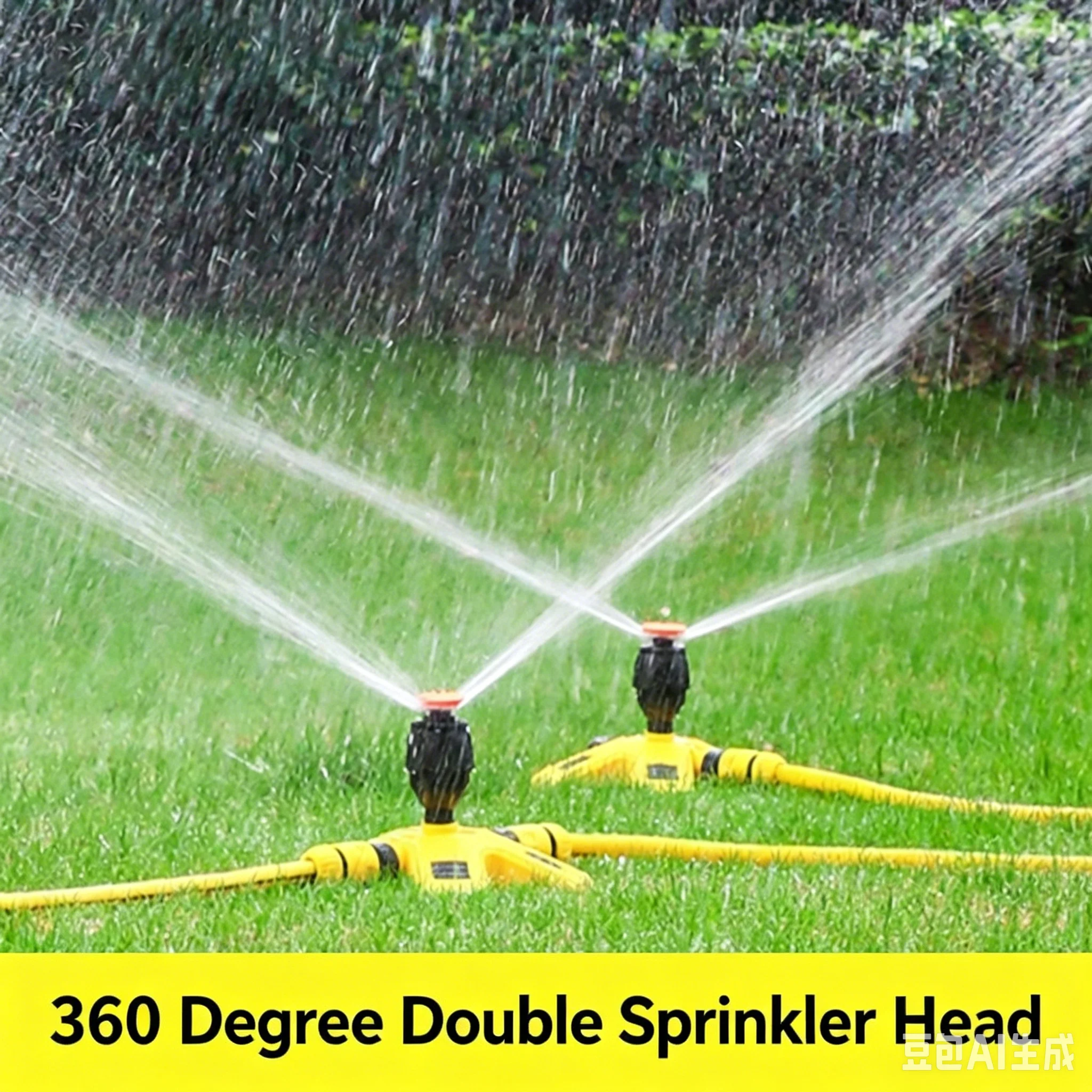 360° Automatic Rotating Lawn Sprinkler Garden Irrigation Sprinkler Head Multi Connectable Water Spray Nozzle Yard Plant Watering