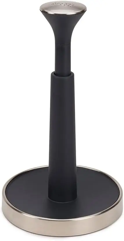 

Держатель для кухонной бумаги Push & Tea, серый, с легким отрывом, нескользящее основание для стандартных рулонов