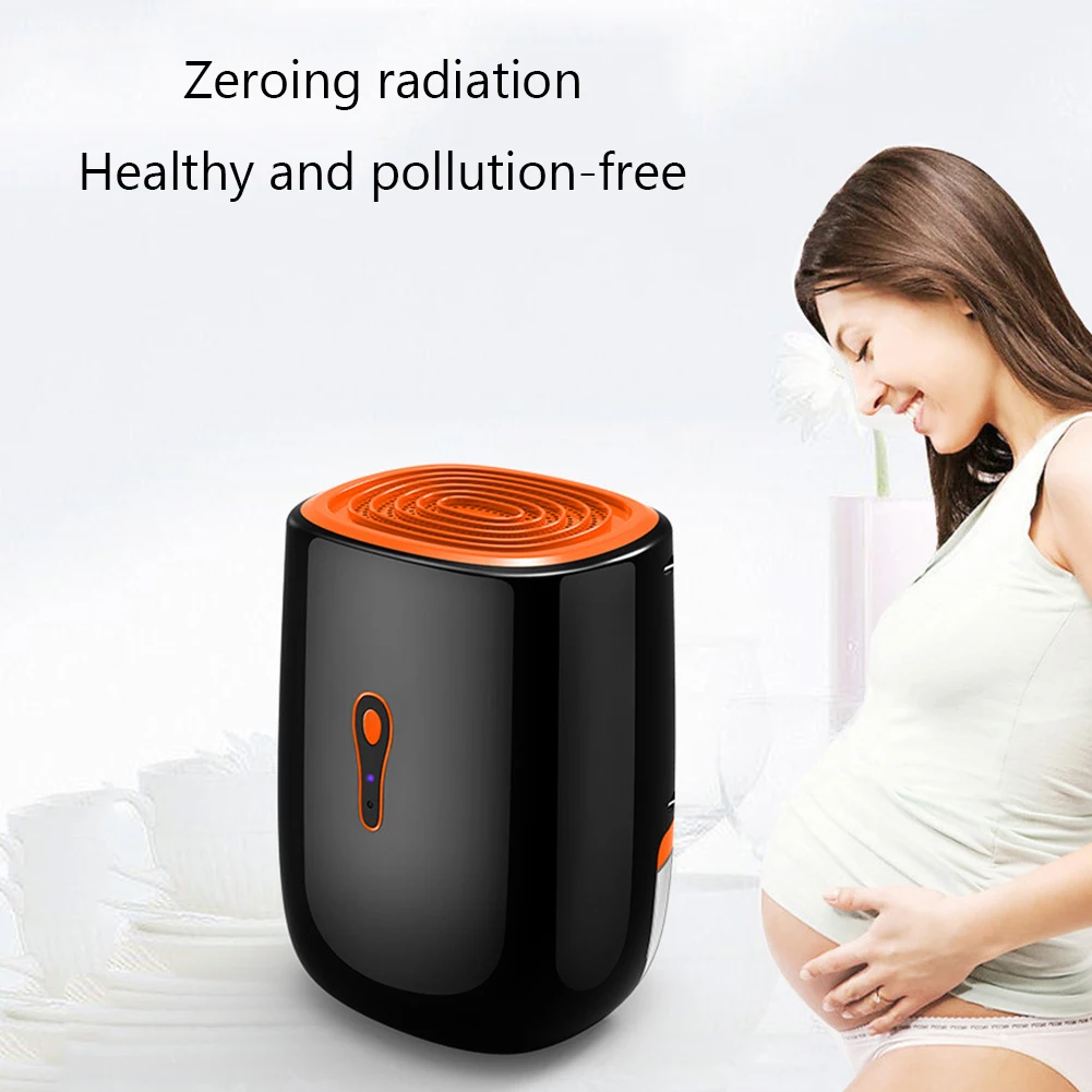 800ML Portable Dehumidifier With Basic Air Filter 2 in 1 Quiet Moisture Absorbers 25W Household Air Dryers Moisture Absorbers