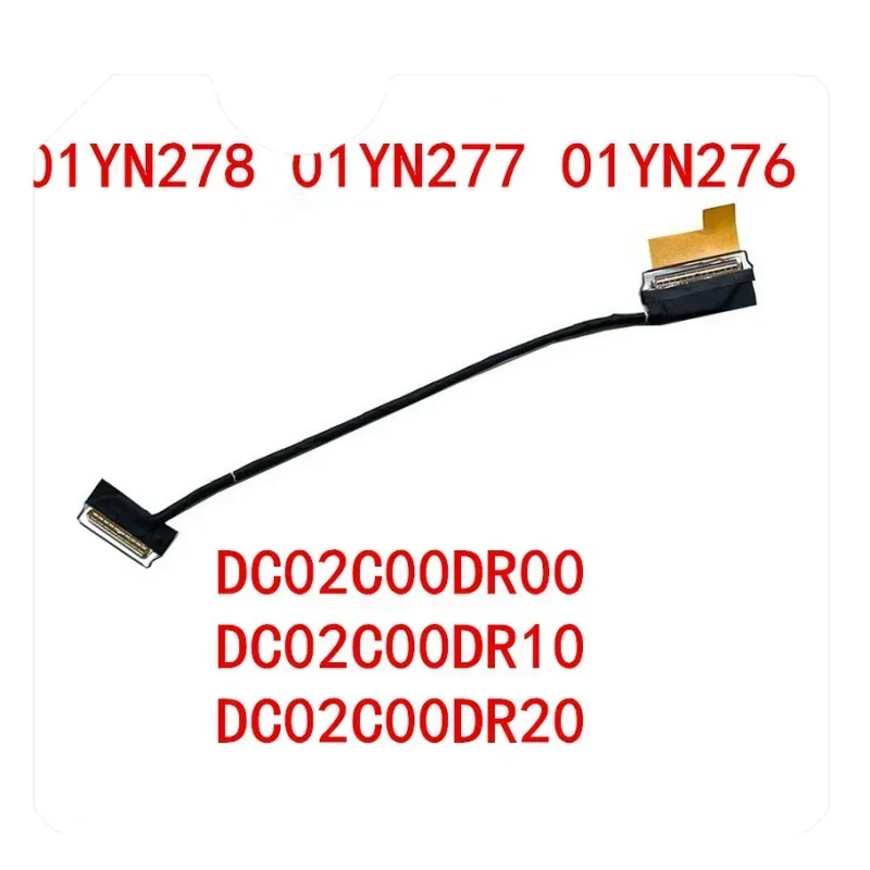 Para Thinkpad t490s 20nx 20ny t14s 20t0 20t1 LCD EDP Cable FHD sin contacto Amin 01yn276 01yn277 01yn278 dc02c00dr10 dc02c00d