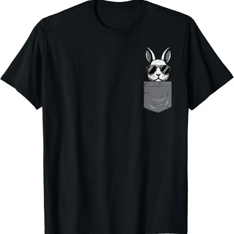 

Easter Bunny Pocket Sunglasses Cool Rabbit Kids T Shirt