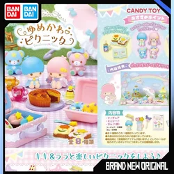 BANDAI Sanrio Figures Model Gemini star Camping cuisine Dream Picnic prop EX CASHAPON Cute ornament Original Toy